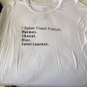 White oversized t-shirt